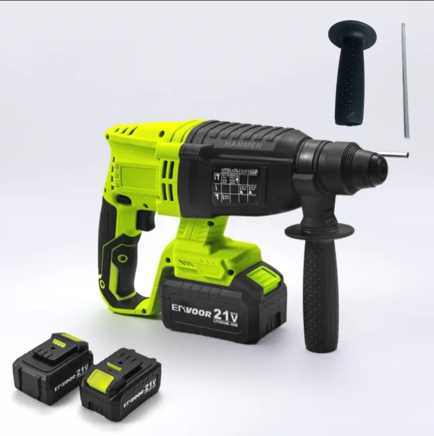 Rotomartillo Percutor Inalámbrico + 2 Baterías 4Ah+ Cargador