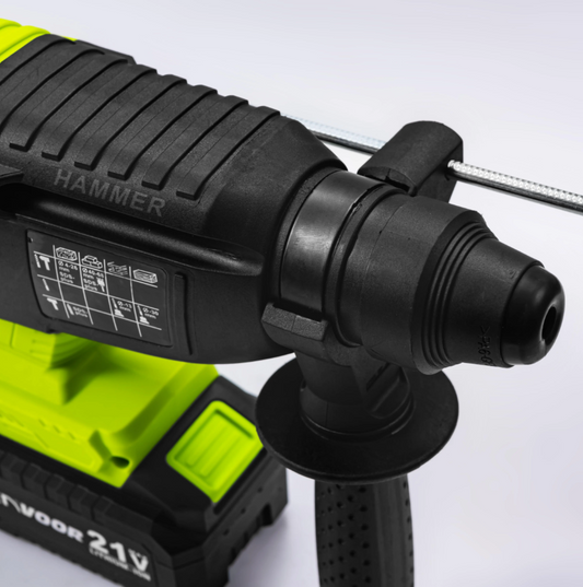 Rotomartillo Percutor Inalámbrico + 2 Baterías 4Ah+ Cargador