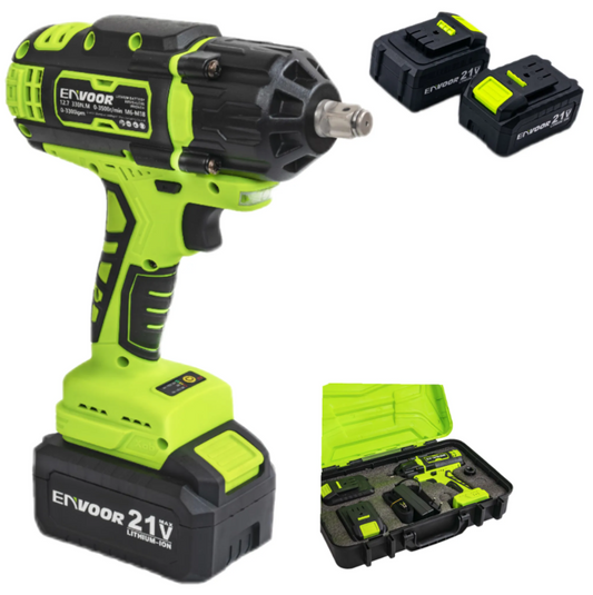 Llave De Impacto Inalámbrica 800Nm + 2 Baterías 4ah + Cargador