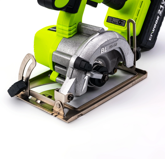 Sierra Circular Inalámbrica 125mm + 2 Baterías 4ah + Cargador