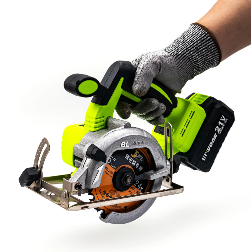 Sierra Circular Inalámbrica 125mm + 2 Baterías 4ah + Cargador