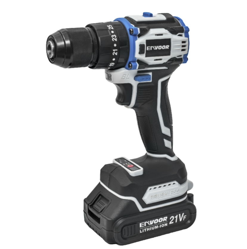 Taladro Inalámbrico 21v + 2 Baterías + Cargador + 100 Accesorios