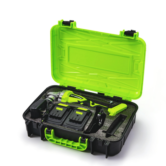 Amoladora Angular A Batería 125mm + 2 Baterías 4Ah + Cargador