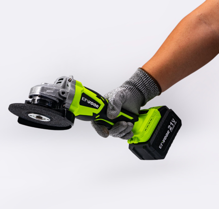 Amoladora Angular A Batería 125mm + 2 Baterías 4Ah + Cargador