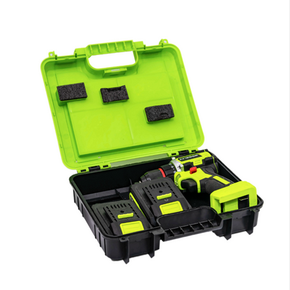Taladro Inalámbrico 21v + 2 Baterías 2.0a.h + Cargador