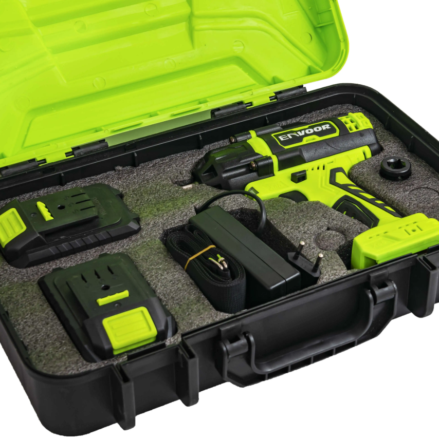 Llave De Impacto Inalámbrica 800Nm + 2 Baterías 4ah + Cargador
