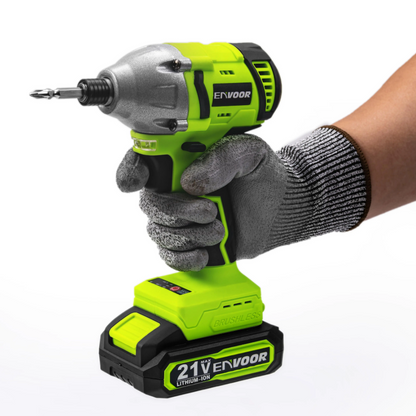 Destornillador Inalámbrico 21v 180nm + 2 Baterías + Cargador