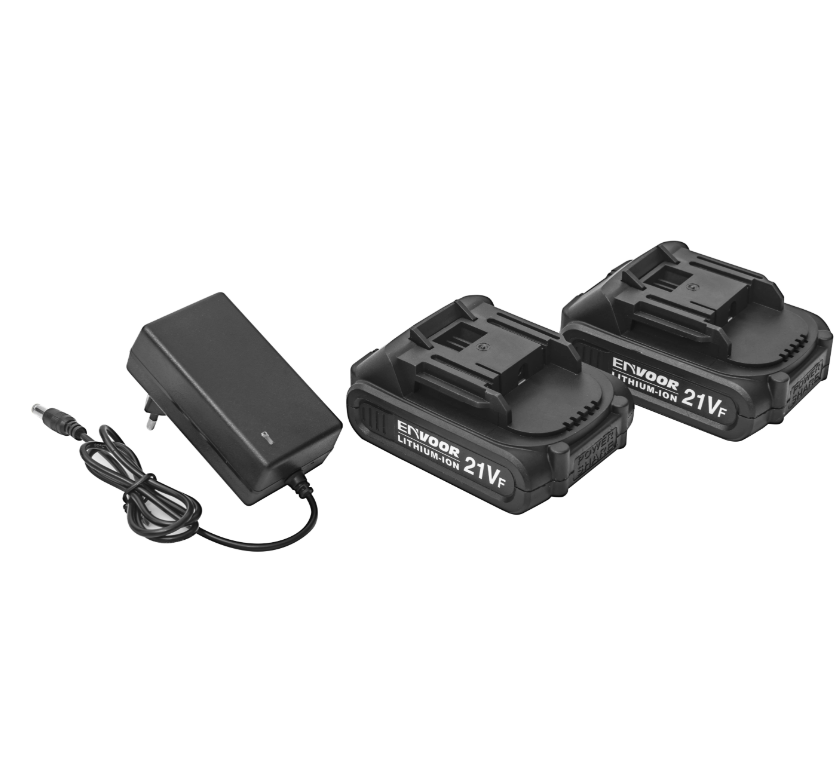 Taladro Inalámbrico 21v + 2 Baterías + Cargador + 100 Accesorios