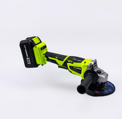 Amoladora Angular A Batería 125mm + 2 Baterías 4Ah + Cargador