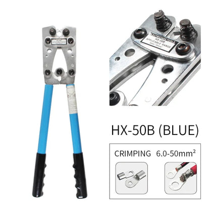 Pinza Para Comprimir Terminales Sin Aislar 6-50mm2 Hx-50